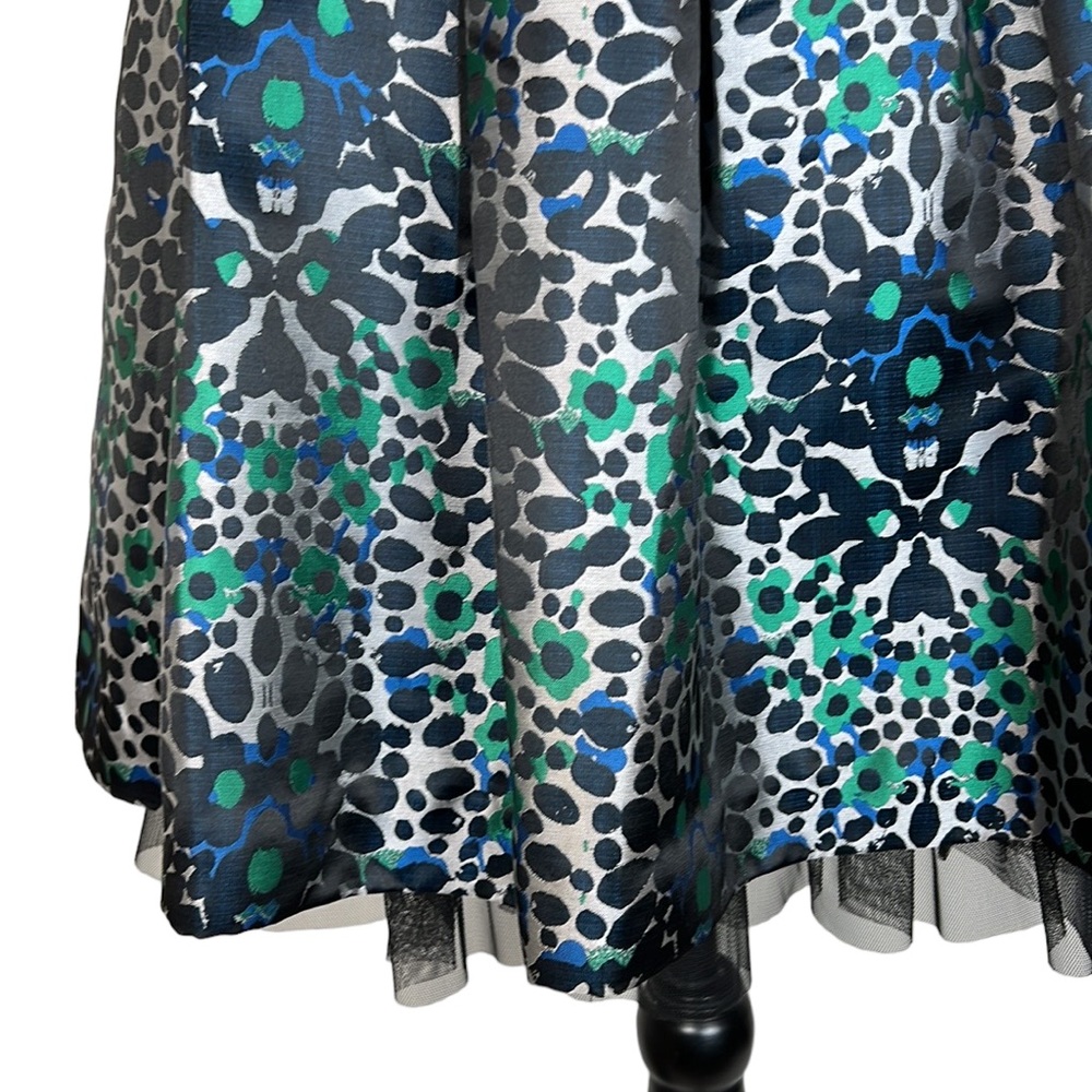 BCBGMaxAzria Strapless Cocktail Mini Dress Women's 6 Tide Combo - Picture 7 of 14